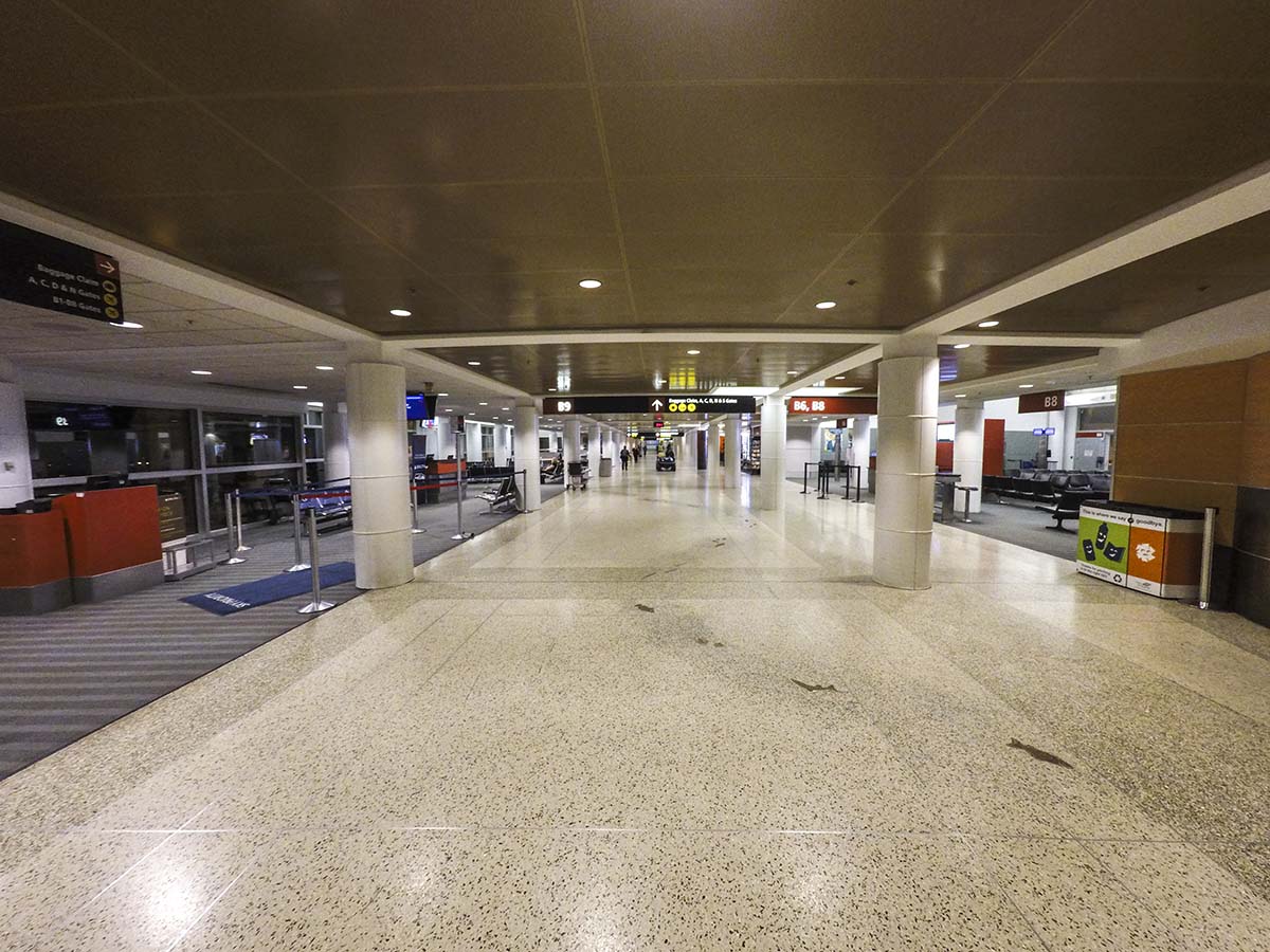 Inside B concourse Seattle Tacoma international airport