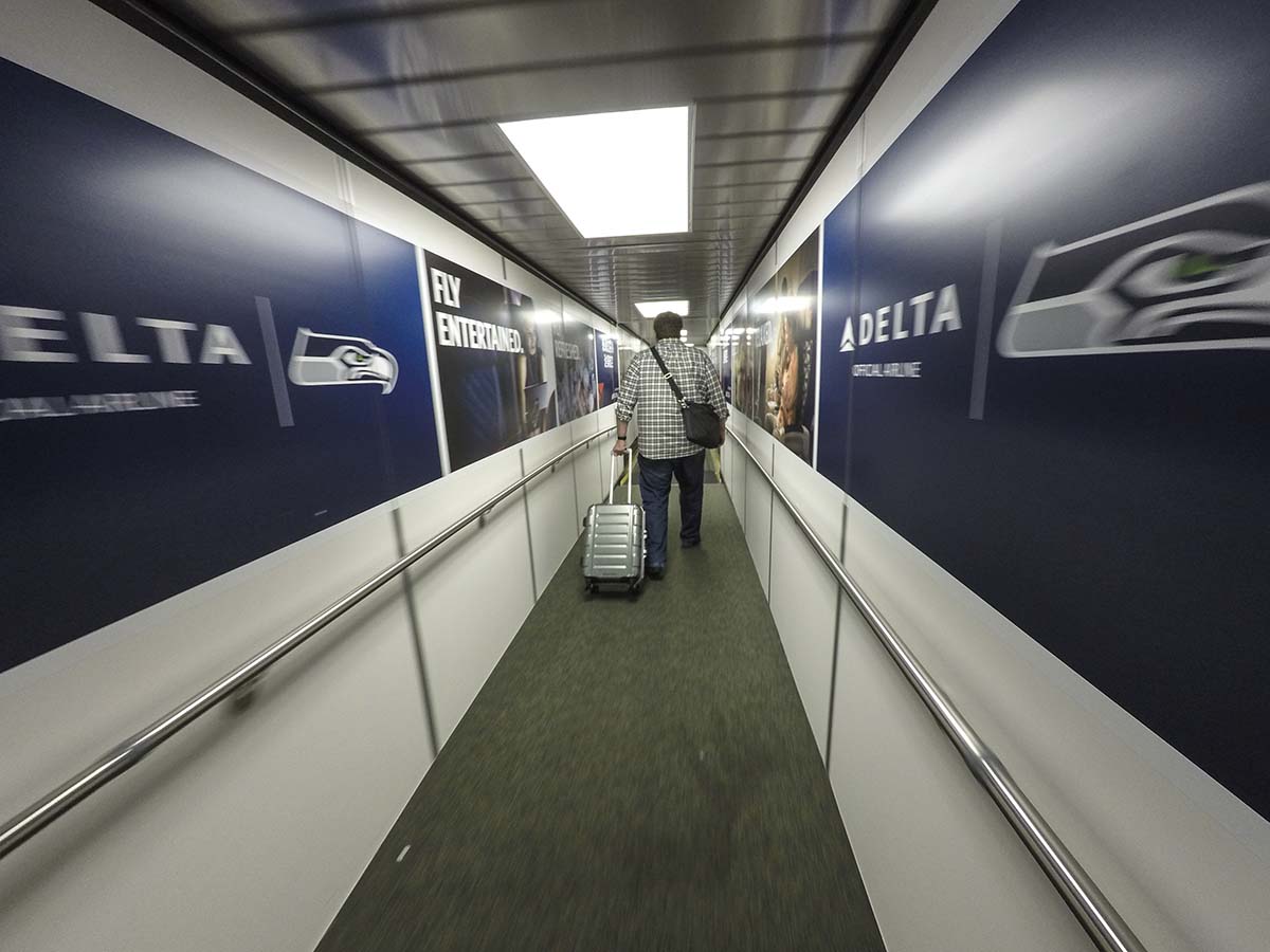 Gate B5 jetway Seattle-Tacoma Airport
