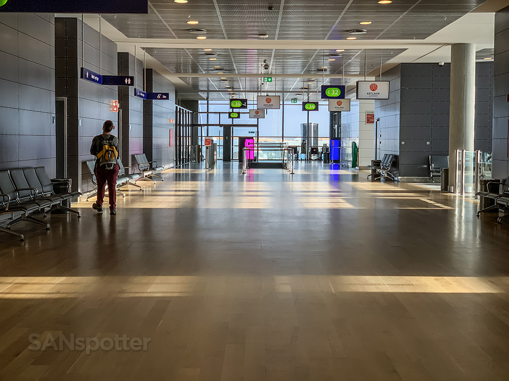 Spotless clean terminal Keflavík airport 2018