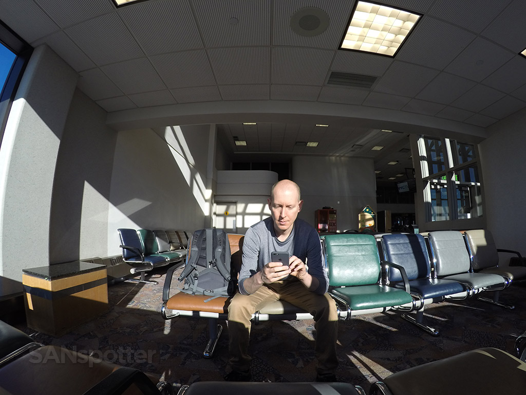 Sitting at the Calgary airport waiting for my flight