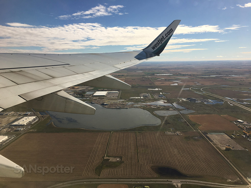 The view just moments after taking off from YYC in 2016
