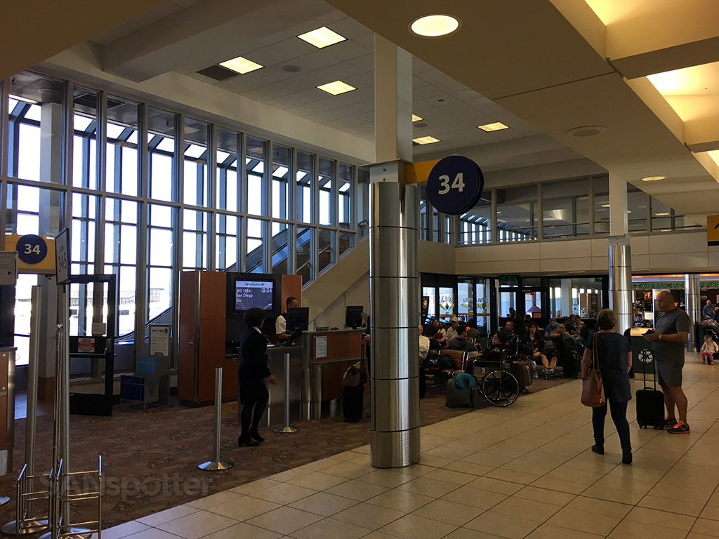 Gate 34 Calgary airport