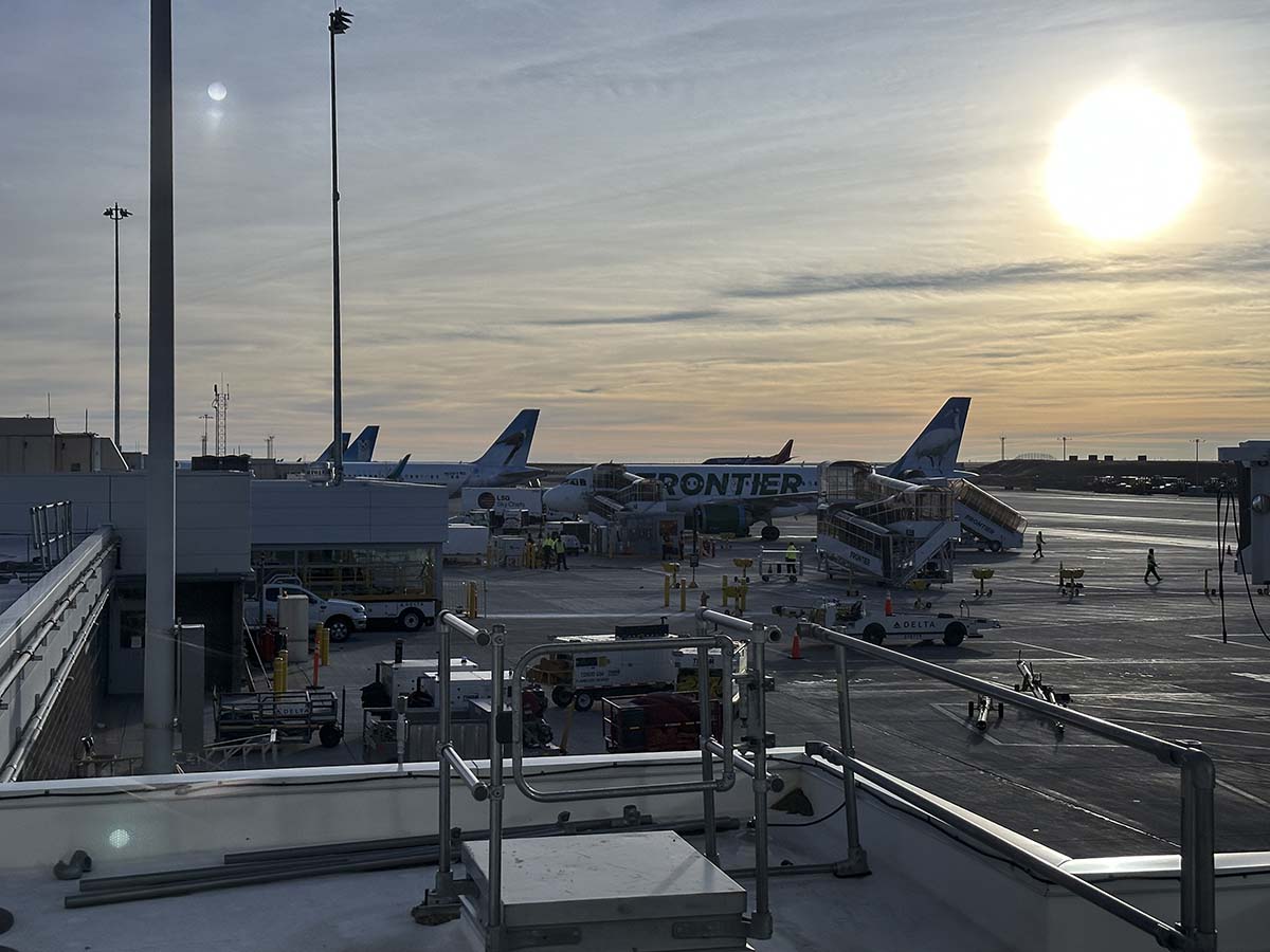 Frontier Airlines terminal Denver International Airport