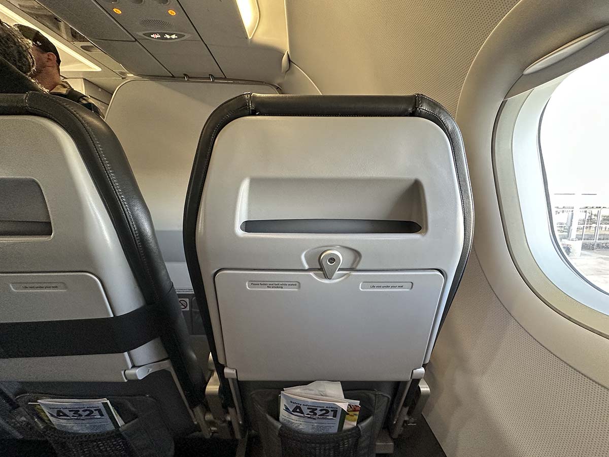 Frontier Airlines A321 UpFront Plus seatbacks